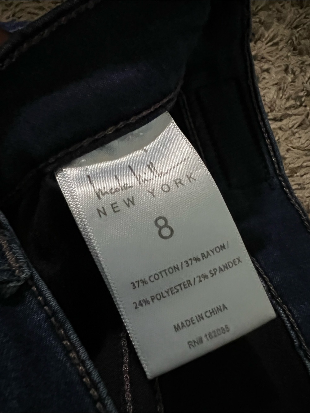 Two Women’s Skinny Jeans - Dark Blue & Medium Blue - Picture 12 of 13